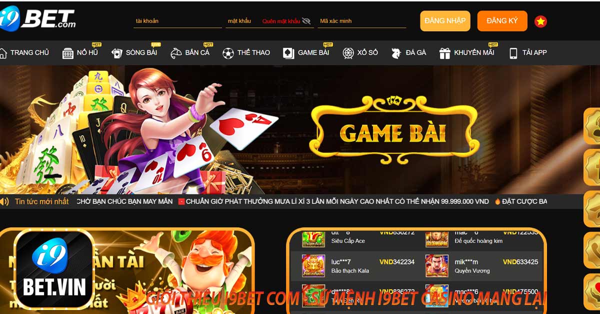 Game bài đặc sắc