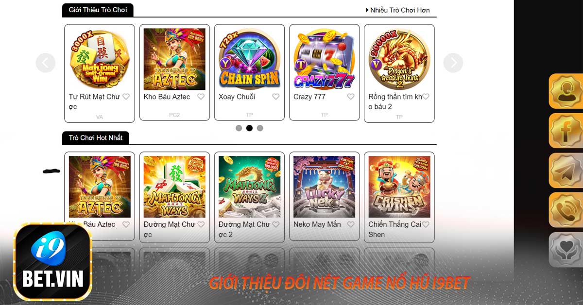 Giới thiệu đôi nét game nổ hũ I9bet